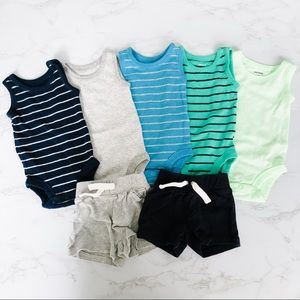 Carter’s Sleeveless Bodysuit + Shorts Set